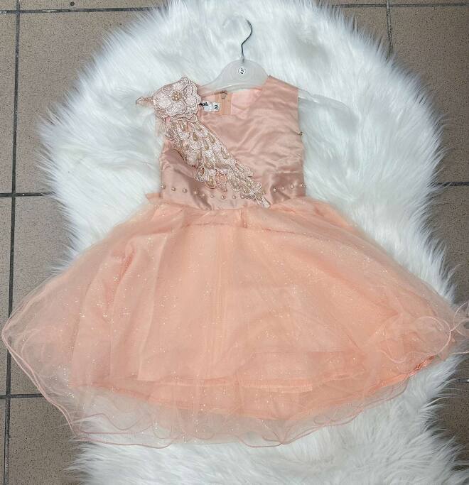 Sukienki dziewczęce 21795 1 kolor 2-12   1