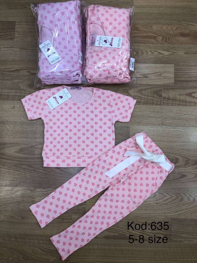 Komplety dziewczęce 635 MIX KOLOR 5-8 1
