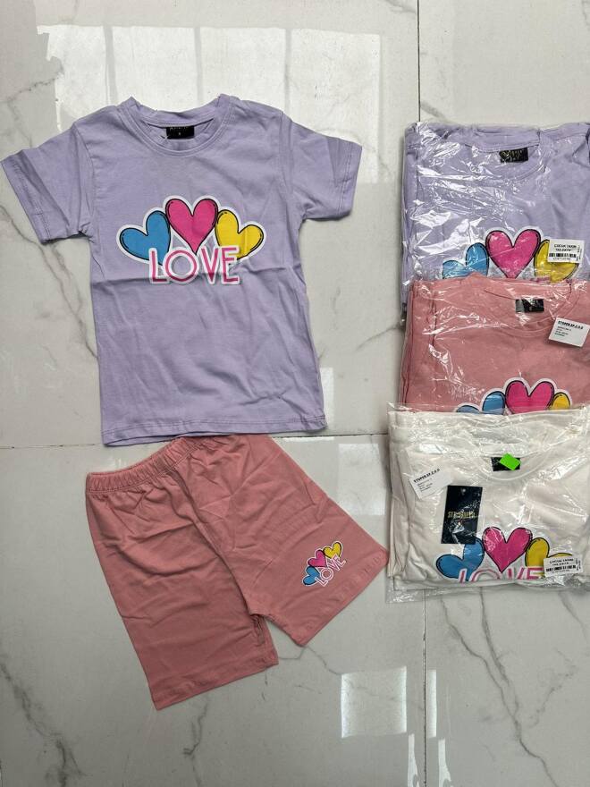 Komplety dziewczęce 21509 MIX KOLOR 3-6