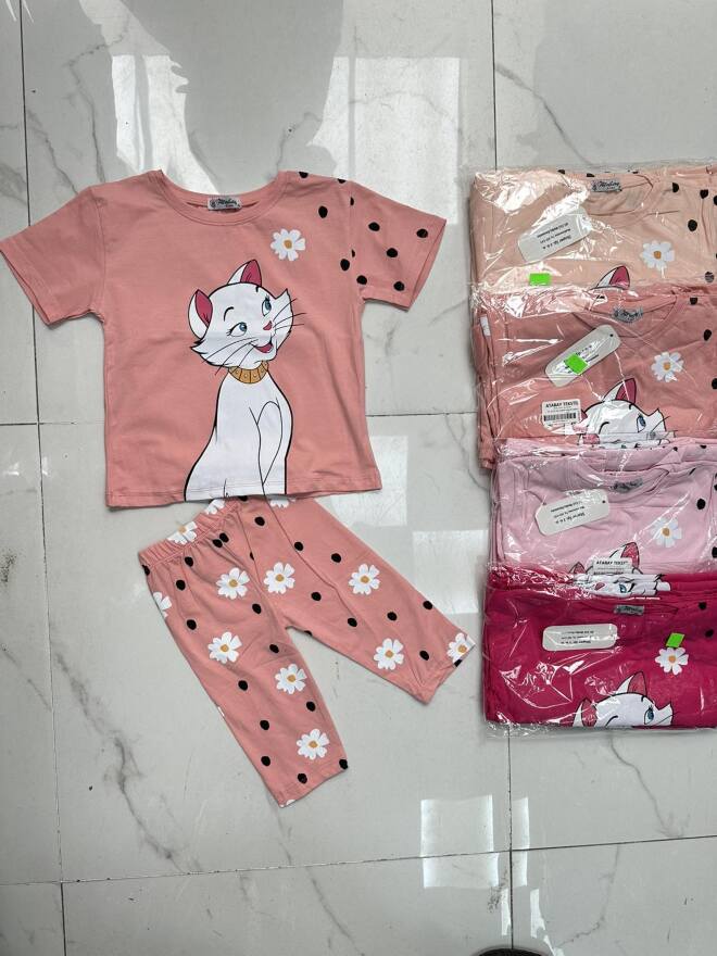 Komplety dziewczęce 21510 MIX KOLOR 3-6 1