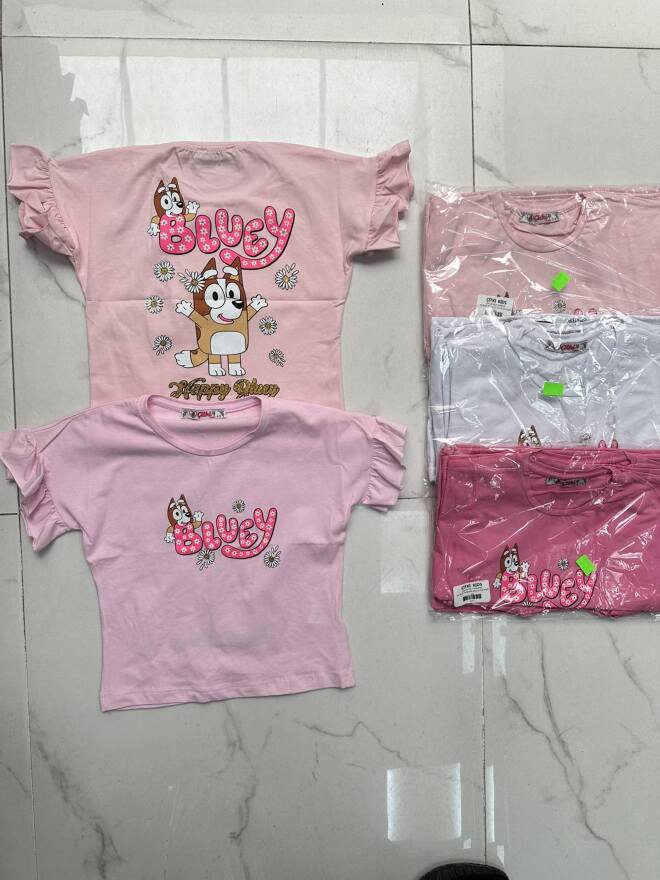 Bluzki dziewczęce 21504 MIX KOLOR 5-8 1