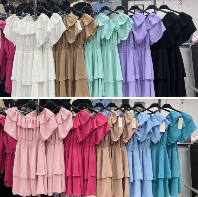 Sukienka damskie 22023 MIX KOLOR STANDARD