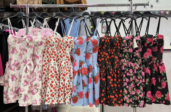 Sukienka damskie 22025 MIX KOLOR STANDARD