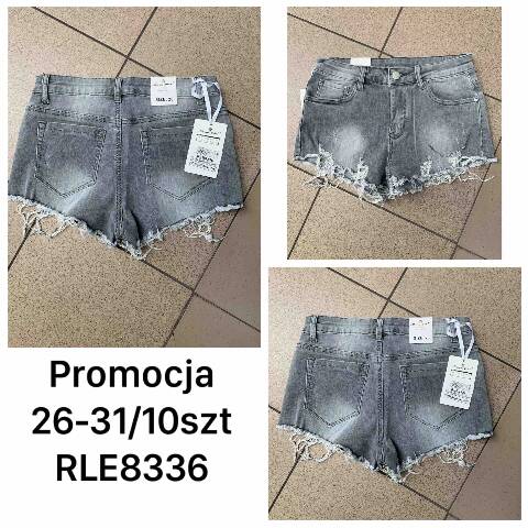 Szorty Jeansowe Damskie RLE8336 1 kolor 26-31 1