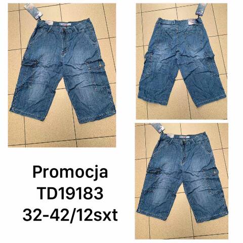 Szorty Jeansowe Meskie TD19183 1 kolor 32-42 1