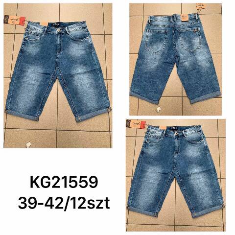 Szorty Jeansowe Meskie KG21559 1 kolor 39-42