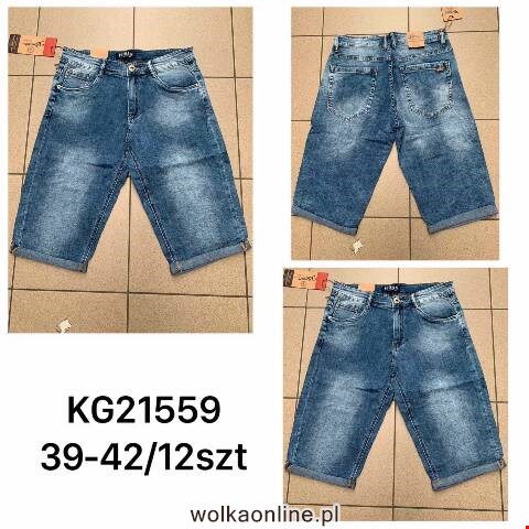 Szorty Jeansowe Meskie KG21559 1 kolor 39-42