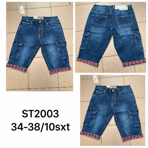 Szorty Jeansowe Meskie ST2003 1 kolor 34-38 1