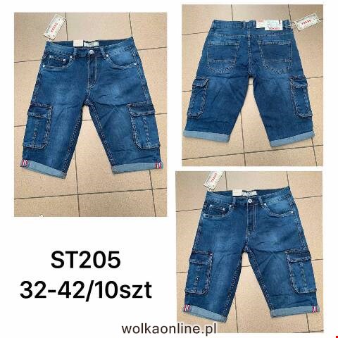 Szorty Jeansowe Meskie ST205 1 kolor 32-42