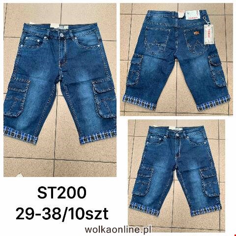 Szorty Jeansowe Meskie ST200 1 kolor 29-38