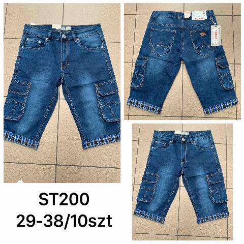 Szorty Jeansowe Meskie ST200 1 kolor 29-38 1