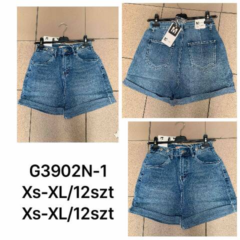 Szorty Jeansowe Damskie G3902N-1 1 kolor XS-XL