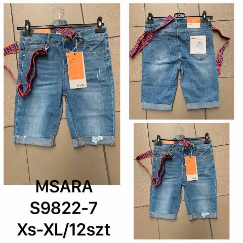 Szorty Jeansowe Meskie S9822-7 1 kolor XS-XL 1