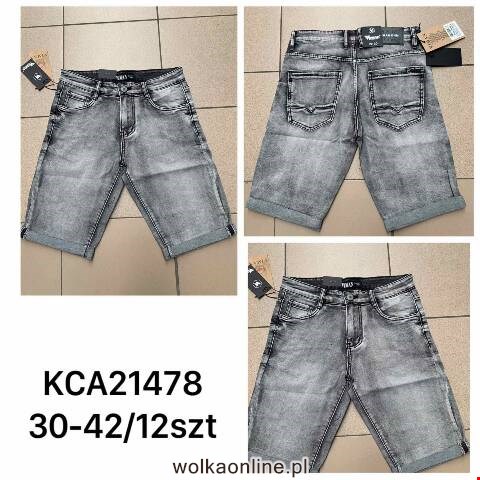 Szorty Jeansowe Meskie KCA21478 1 kolor 30-42