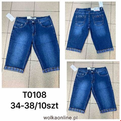 Szorty Jeansowe Meskie T0108 1 kolor 34-38