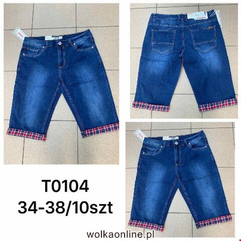 Szorty Jeansowe Meskie T0104 1 kolor 34-38