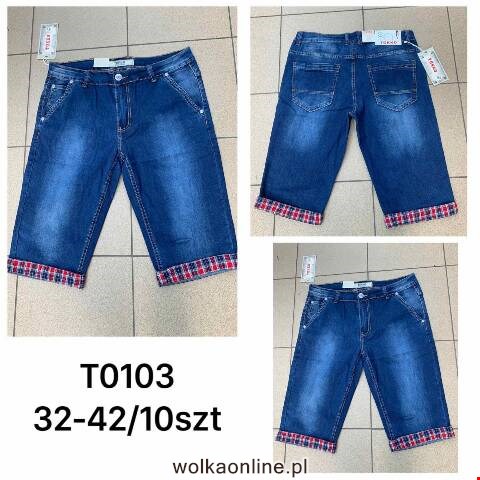 Szorty Jeansowe Meskie T0103 1 kolor 32-42