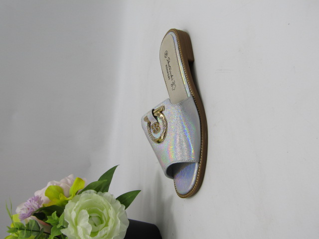 Klapki Damskie 0635 SILVER 36-41