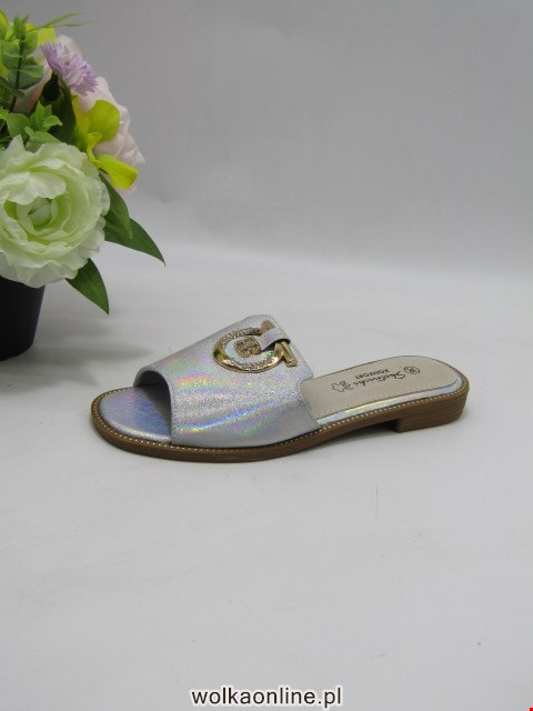 Klapki Damskie 0635 SILVER 36-41