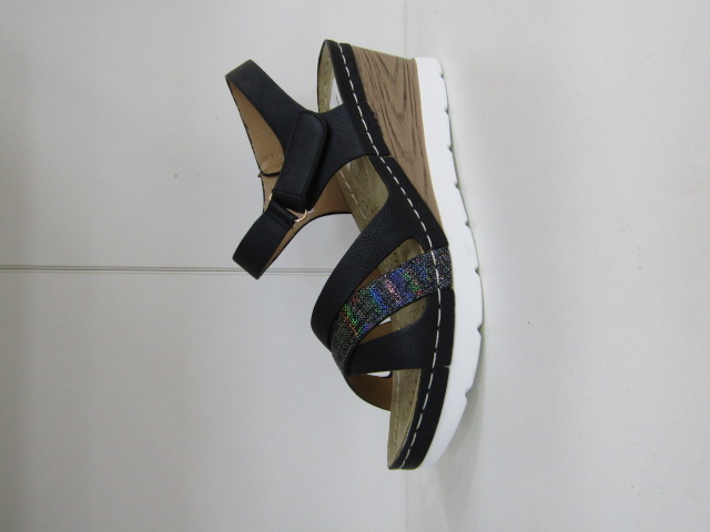 Sandały damskie N22-893 BLACK 36-41