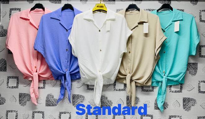 Koszula damskie 21825 MIX KOLOR STANDARD (Towar Tureckie)   1