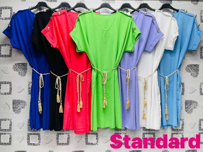 Sukienka damskie 21827 Mix KOLOR Standard (Towar Tureckie)  