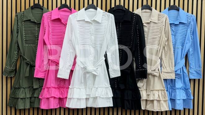 Sukienka damskie 21867 Mix kolor Standard (Towar Włoskie) 1