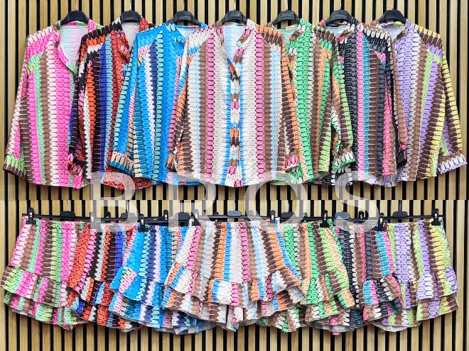 Komplet damskie 21875 Mix kolor Standard (Towar Włoskie)