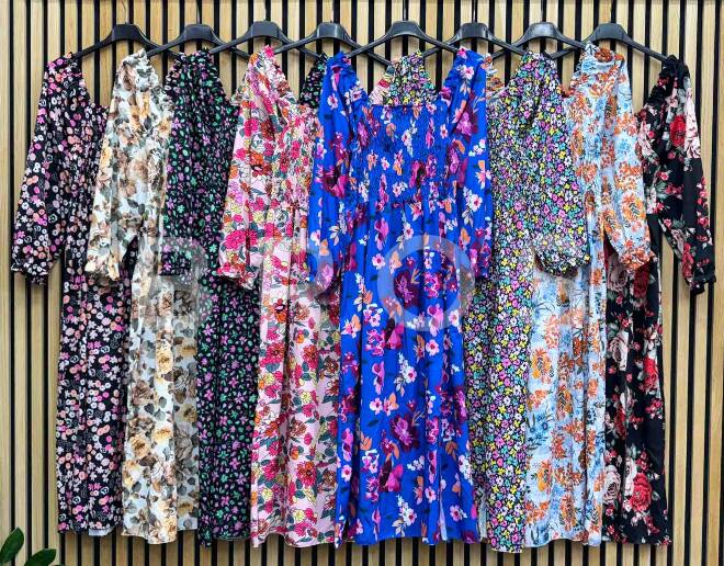 Sukienka damskie 21870 Mix kolor Standard (Towar Włoskie) 1