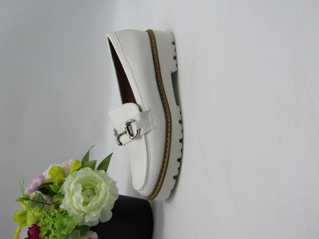 Półbuty Damskie CQ97 WHITE 36-41