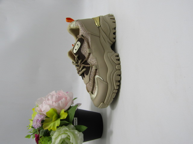 Sportowe damskie XLL23185 KHAKI 36-41