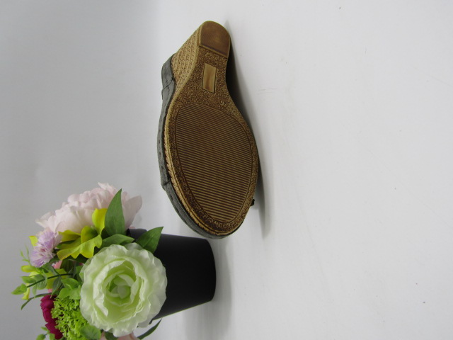 Sandały damskie 7AA225 D.GREY 36-41 1