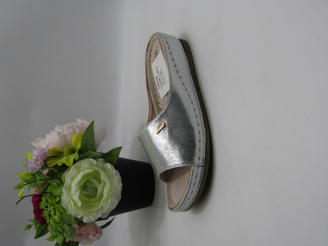 Klapki Damskie 7AA906-2 SILVER 36-41