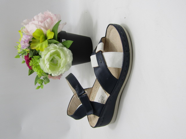 Sandały damskie 7AA2301 NAVY/SILVER 36-41