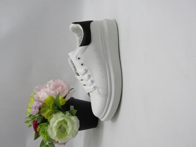 Sportowe damskie  AB15 WHITE/BLACK PU 36-41