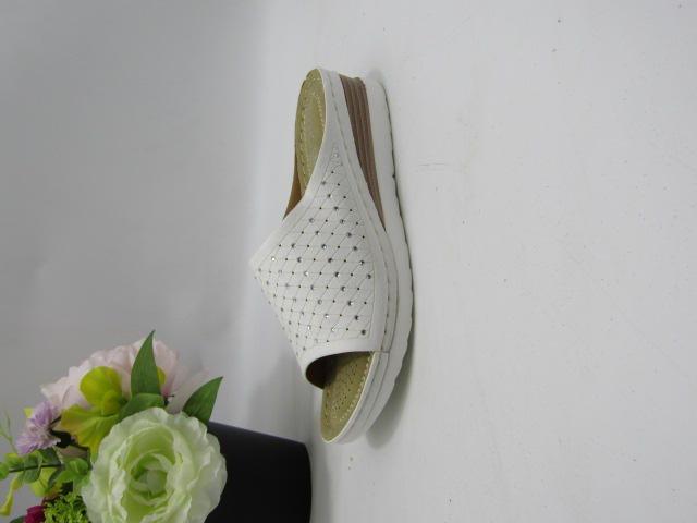 Klapki Damskie N22-1067 WHITE 36-41