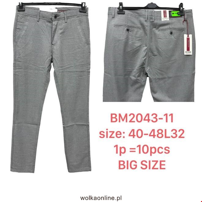 Spodnie męskie BM2043-11 1 KOLOR 40-48 BIG MAN