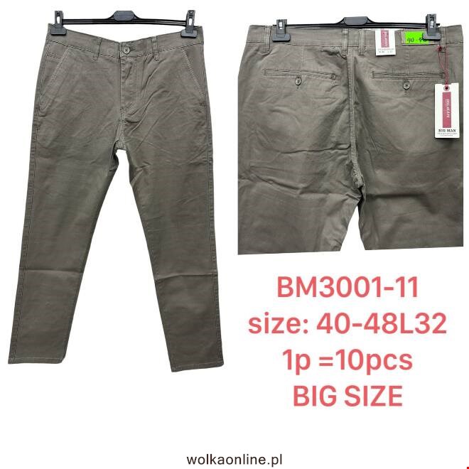 Spodnie męskie BM3001-11 1 KOLOR 40-48 BIG MAN