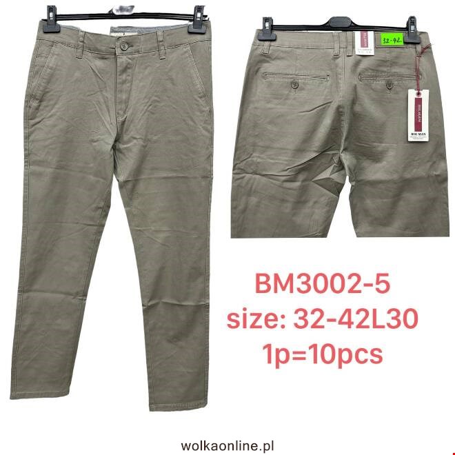 Spodnie męskie BM3002-5 1 KOLOR 32-42 BIG MAN