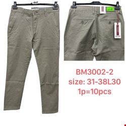 Spodnie męskie BM3002-2 1 KOLOR 31-38 BIG MAN
