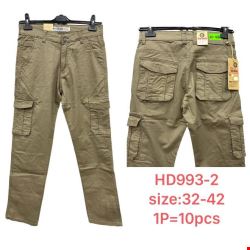 Spodnie męskie HD993-2 1 KOLOR 32-42 BIG MAN