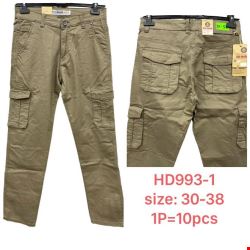 Spodnie męskie HD993-1 1 KOLOR 30-38 BIG MAN