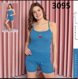 Piżama damskie 3095 1 kolor Standard