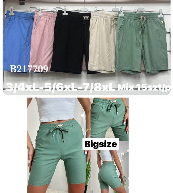 Rybaczki damskie Roz 3XL-8XL, Mix Kolor Paczka 15 szt
