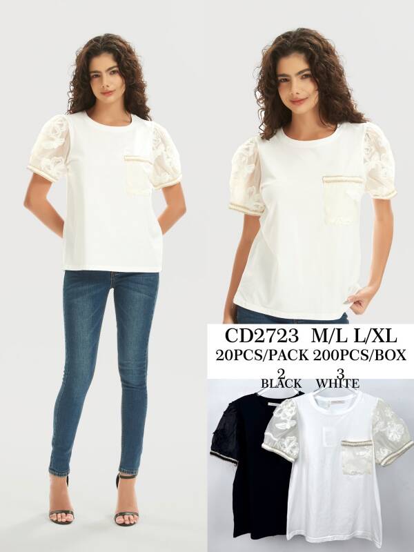 Bluzki damskie Roz M/L-L/XL, Mix  kolor Paczka 5 szt