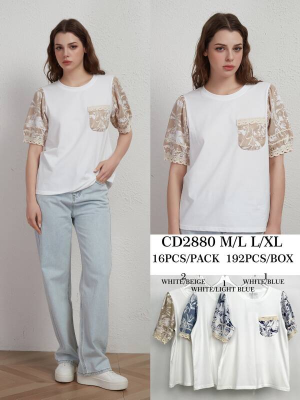Bluzki damskie Roz M/L-L/XL, Mix  kolor Paczka 5 szt