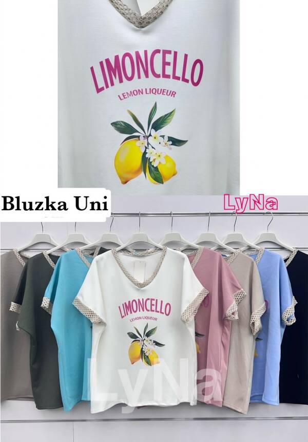 Bluzki damskie (Włoskie produkt) Roz Standard, Mix Kolor Paczka 5 szt