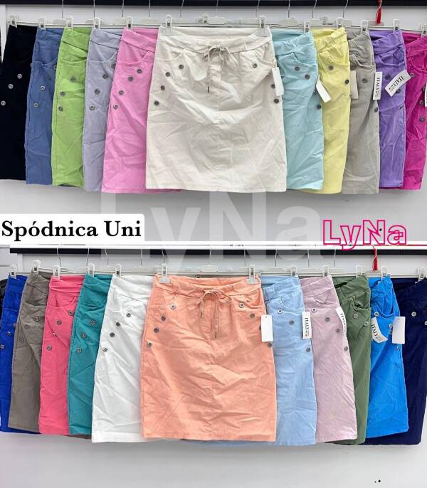 Spódnice damskie (Włoskie produkt) Roz Standard, Mix Kolor Paczka 5 szt