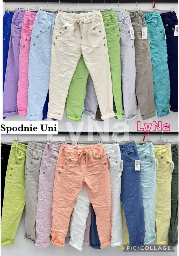 Spodnie damskie (Włoskie produkt) Roz Standard, Mix Kolor Paczka 5 szt