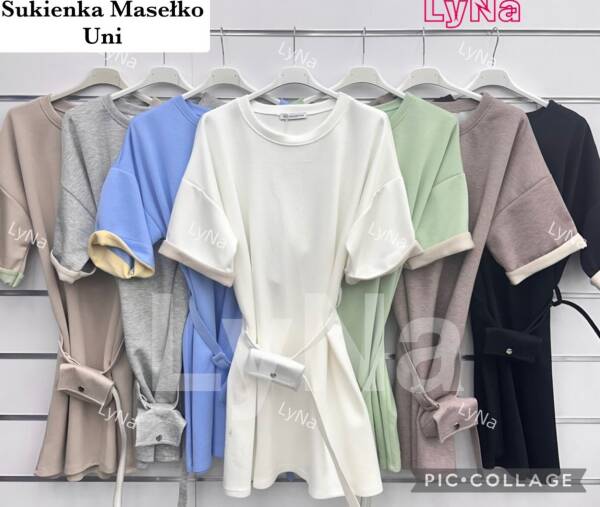 Bluzki damskie (Włoskie produkt) Roz Standard, Mix Kolor Paczka 5 szt